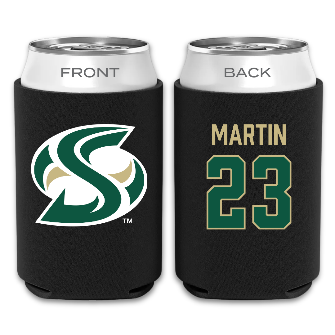 Sacramento State University Basketball (W) Black Can Cooler - #23 Jaydia Martin