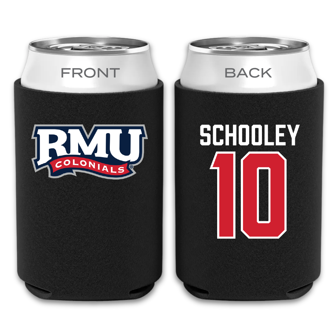 Robert Morris University Ice Hockey Black Can Cooler - #10 Kaitlyn Schooley