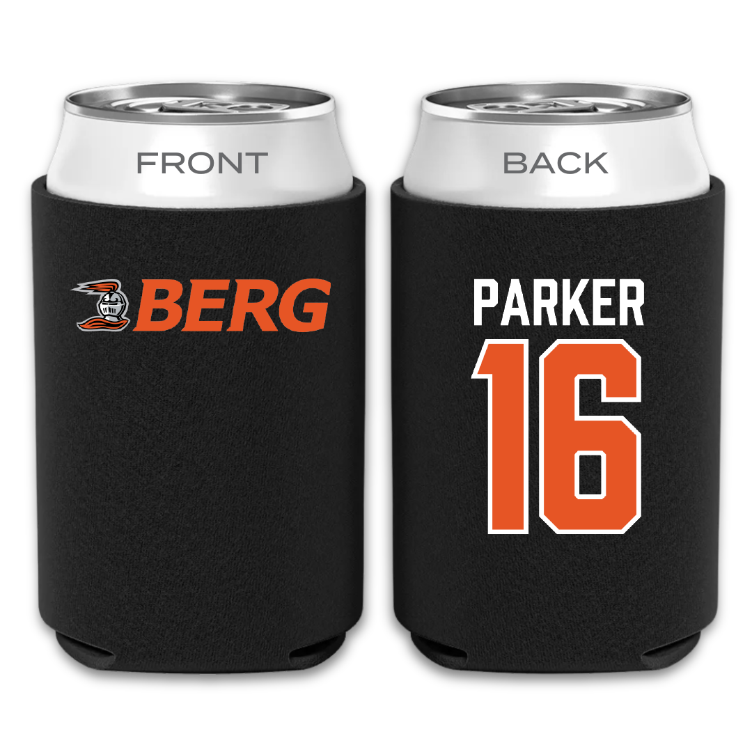 Heidelberg University Lacrosse Black Can Cooler - #16 Colin Parker