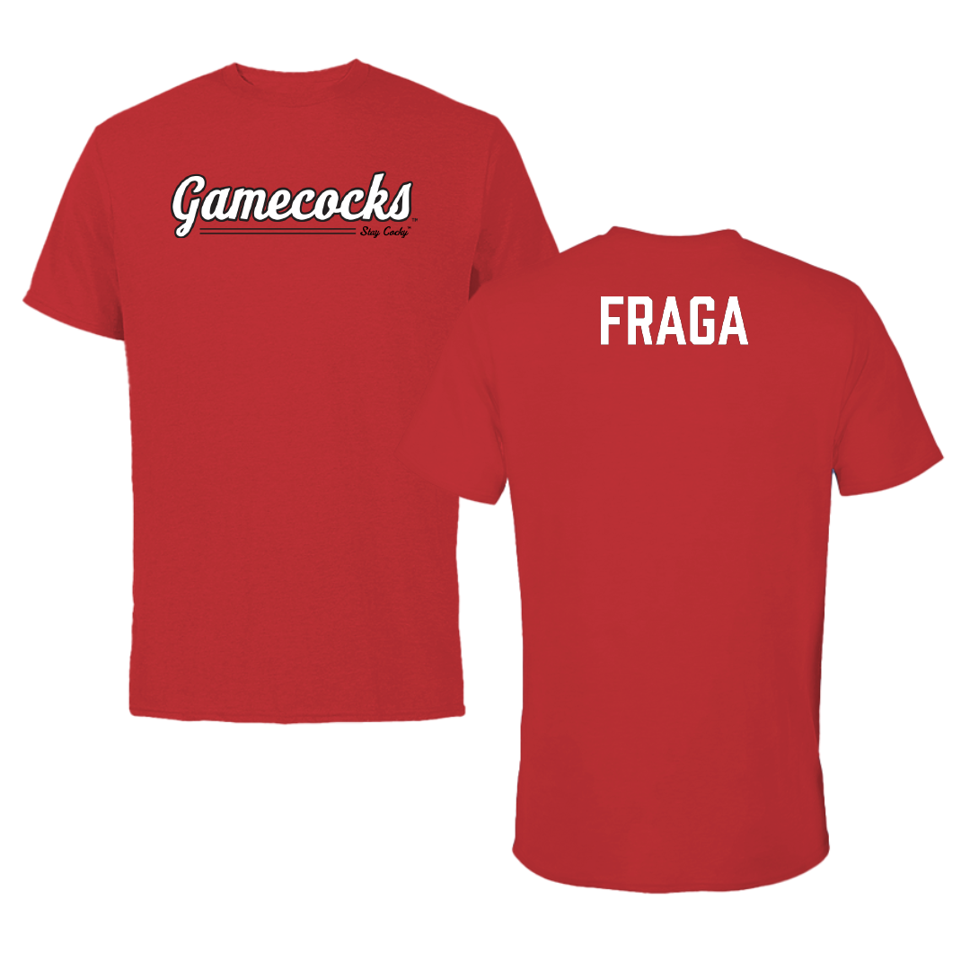 Jacksonville State University TF and XC Red General Tee - Rodrigo Fraga