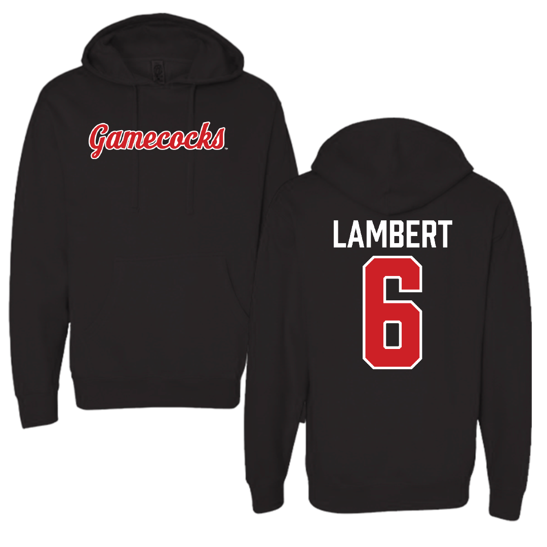 Jacksonville State University Football Black Hoodie - #6 Carter Lambert