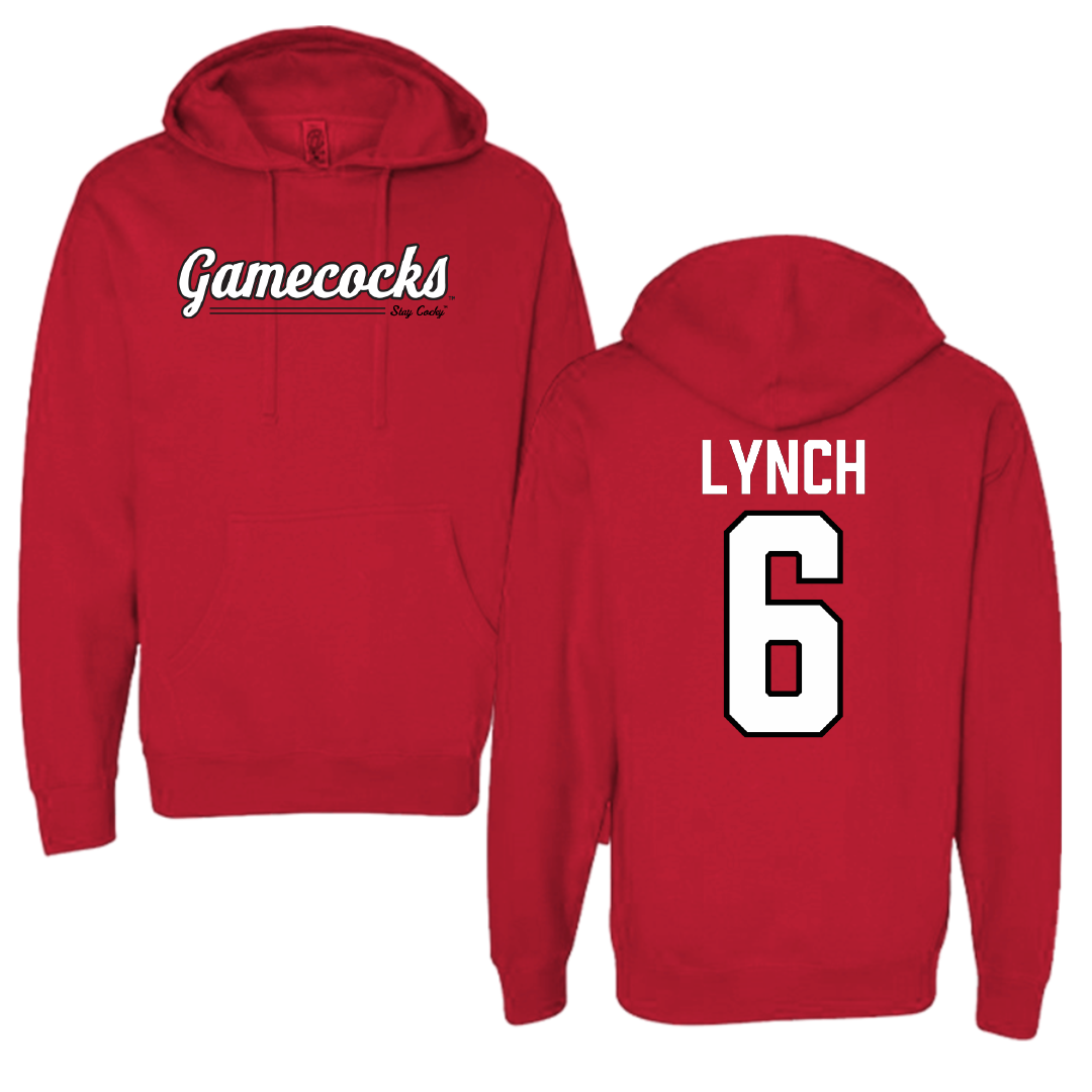 Jacksonville State University Beach Volleyball Red General Hoodie - #6 Carley Lynch
