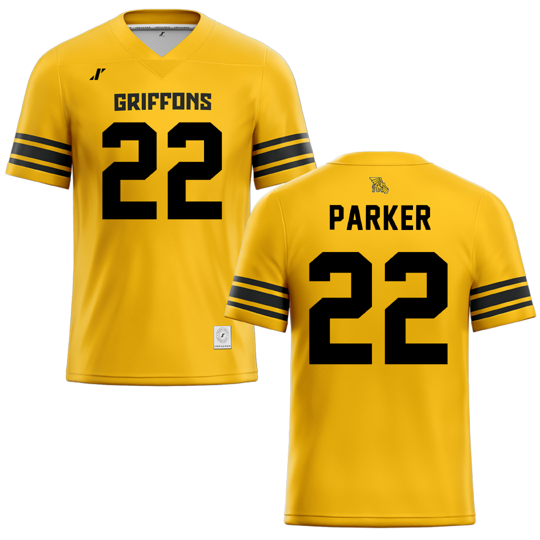 Missouri Western State University Gold Football Jersey - #22 Denver Parker