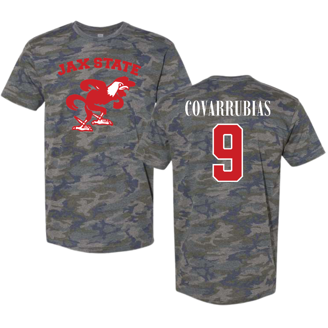 Jacksonville State University Bowling Vintage Camo Tee - #9 Keyla Covarrubias