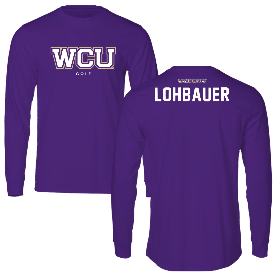 Western Carolina University Golf Royal Purple Long Sleeve - Elizabeth Lohbauer