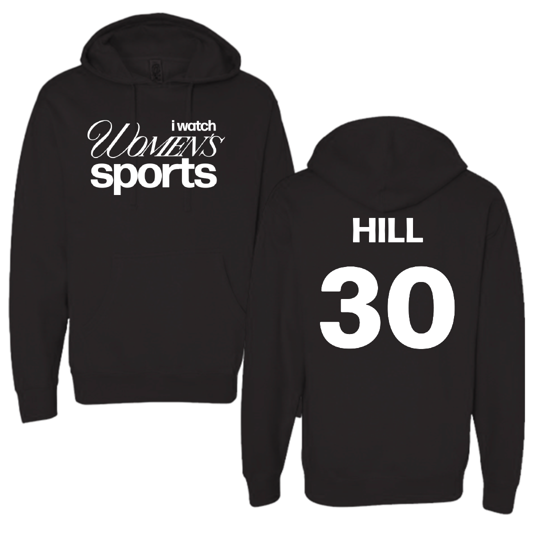 Adams State University Basketball Black WHM Hoodie - #30 Taejhuan Hill
