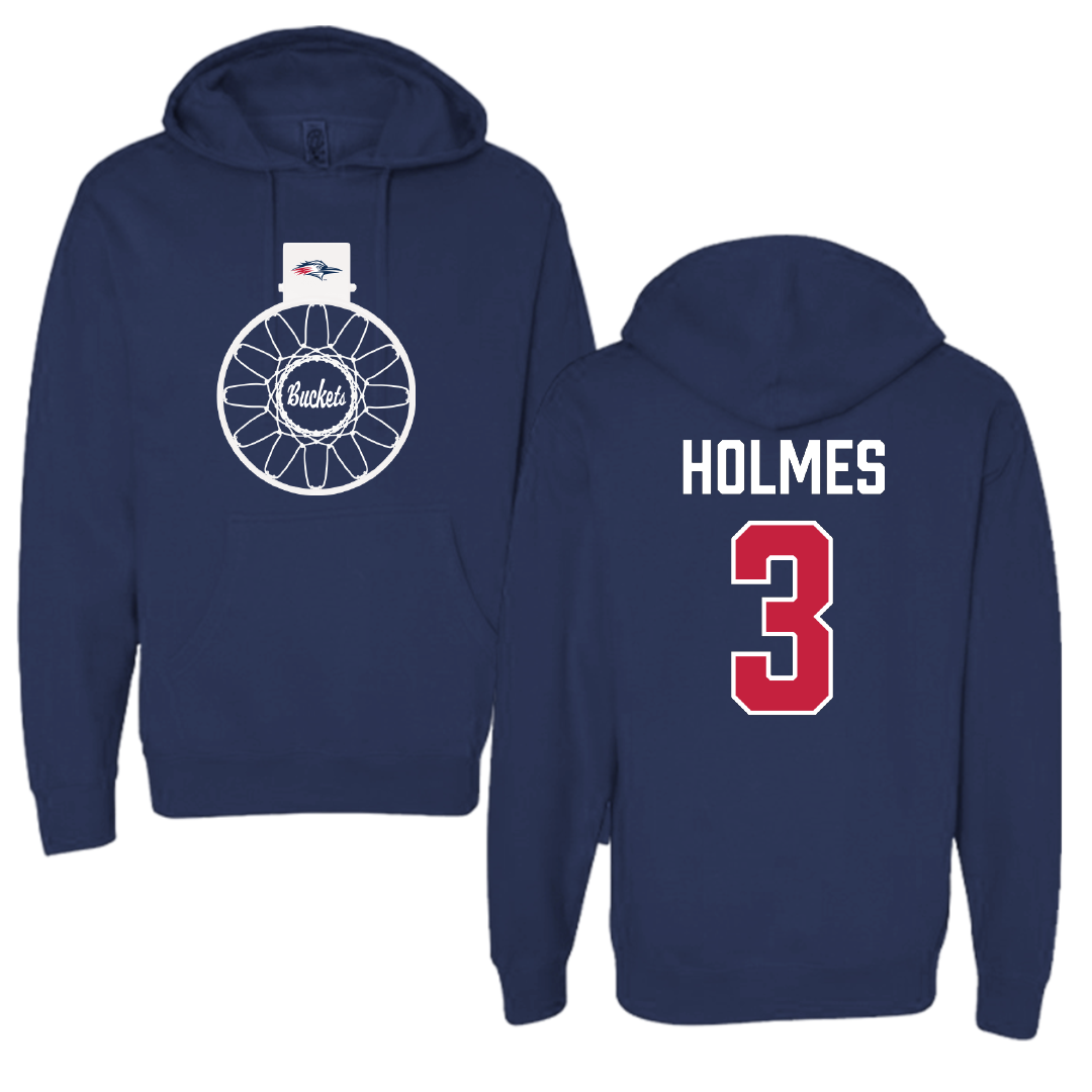 Metropolitan State University of Denver Basketball Navy Buckets Hoodie - #3 Caden Holmes