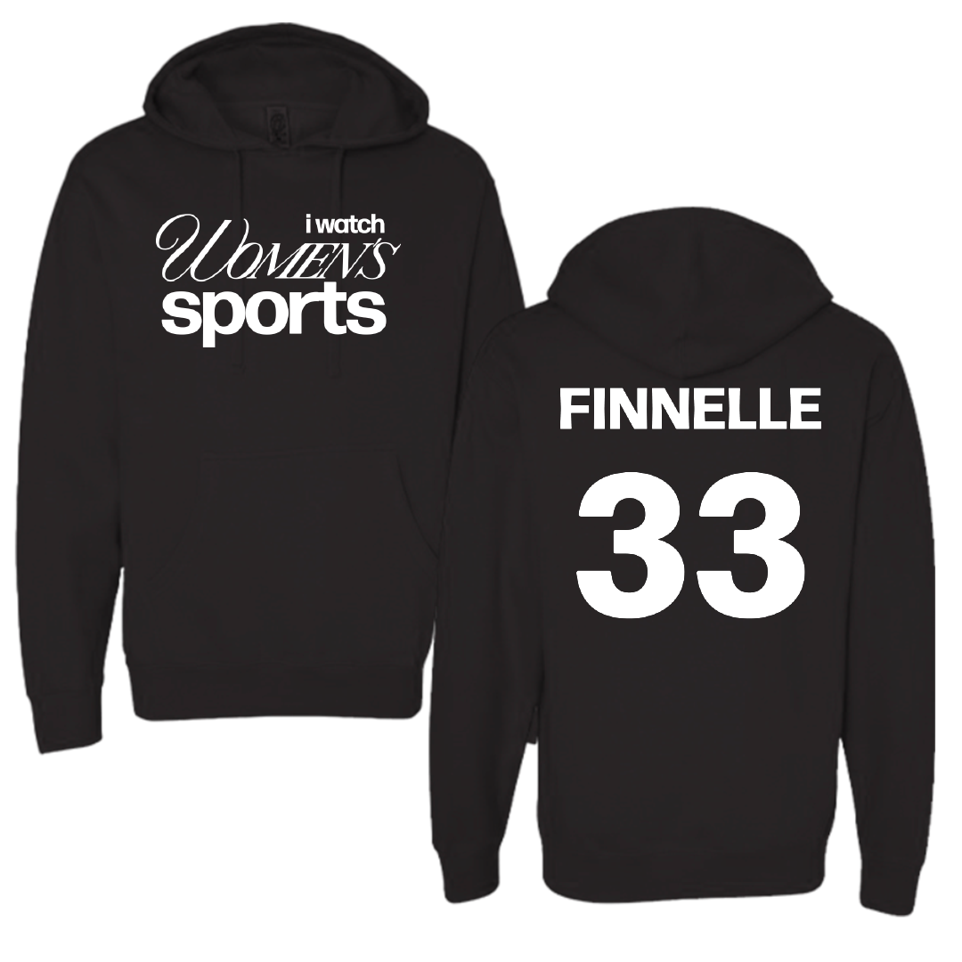 University of Florida Lacrosse Black WHM Hoodie - #33 Elyse Finnelle