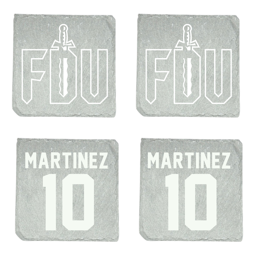 Fairleigh Dickinson University-Metropolitan Campus Soccer Stone Coaster (4 Pack)  - #10 Laura Martinez