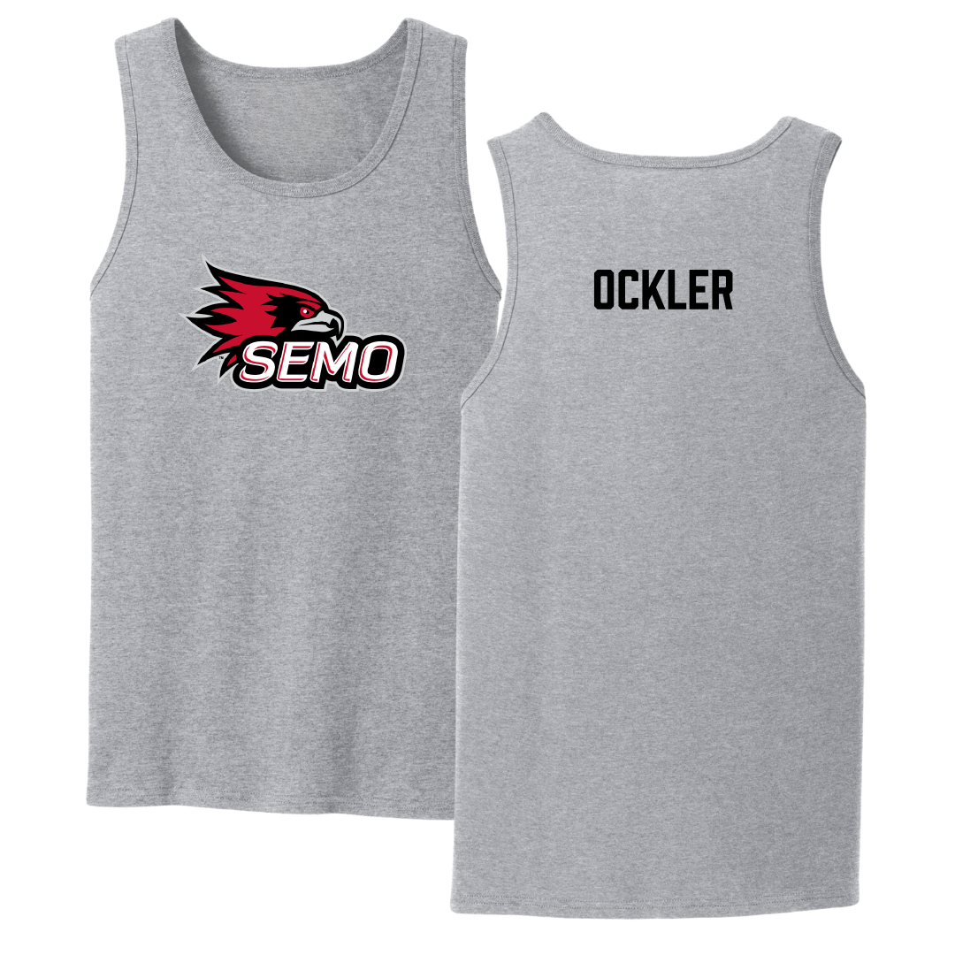Southeast Missouri State University Gymnastics Sport Gray Tank Top - Lindsay Ockler