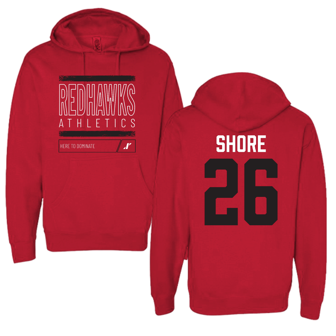 Southeast Missouri State University Softball Red Dominate Hoodie - #26 Aubrie Shore