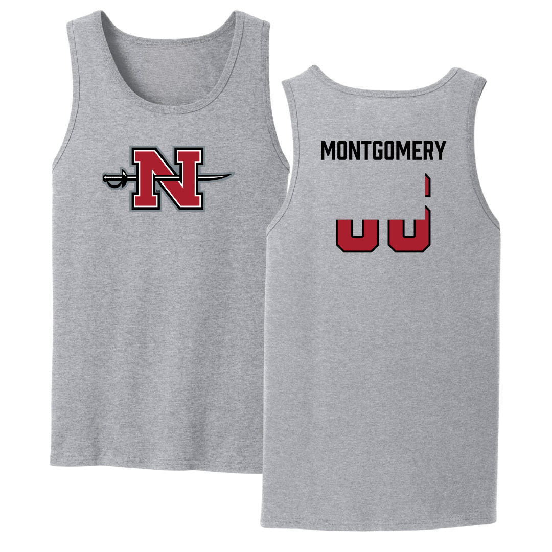 Nicholls State University Football Sport Gray Tank Top - #86 Ty Montgomery