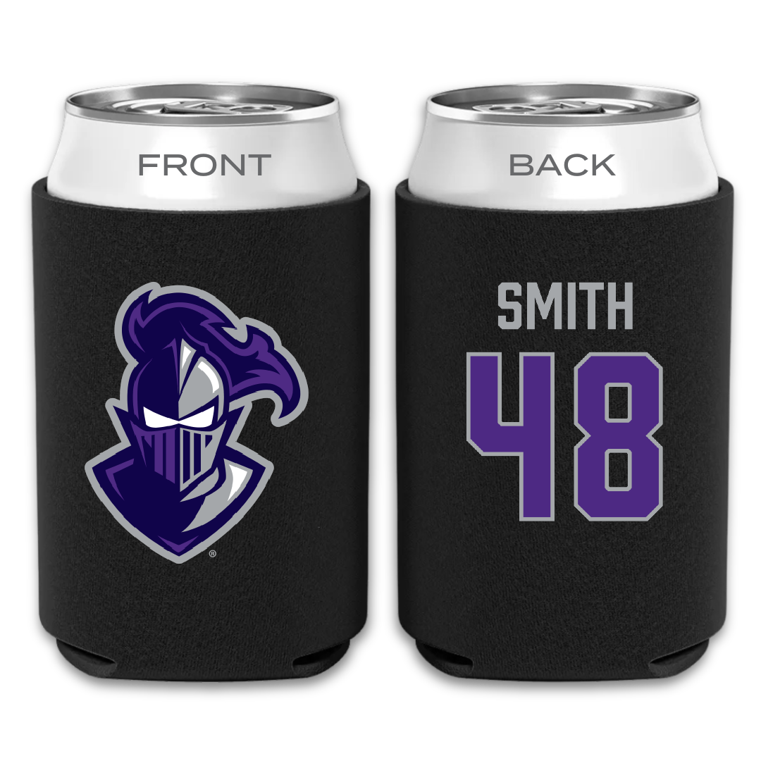 Furman University Football Black Can Cooler - #48 Luke Smith