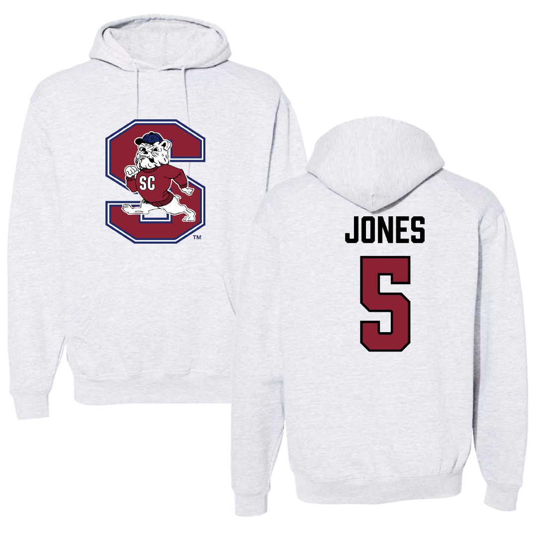 South Carolina State University Football Gray Hoodie - #5 Tyler Jones