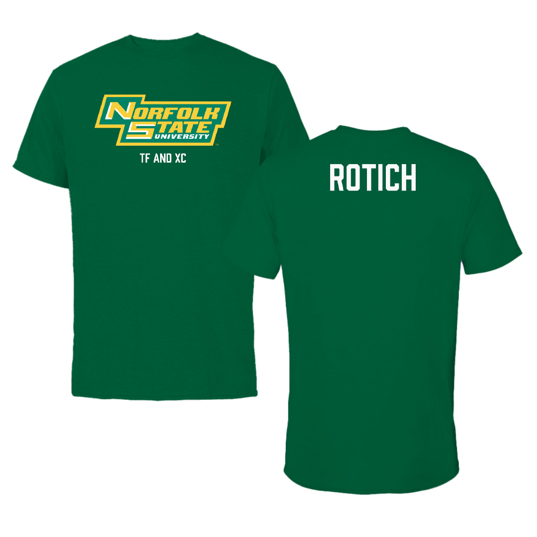 Norfolk State University TF and XC Green Tee - Brian Rotich