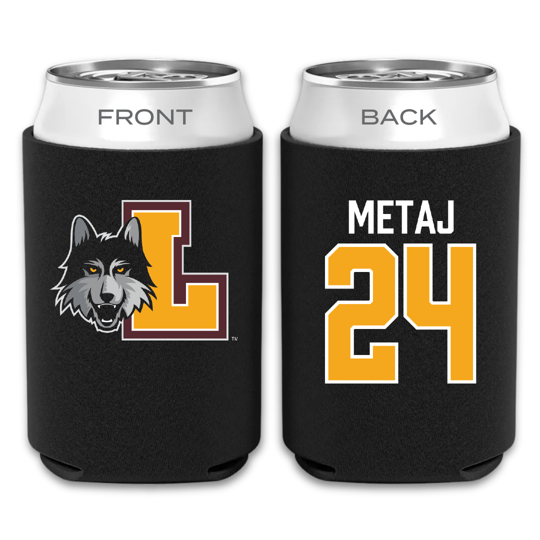 Loyola University-Chicago Soccer Black Can Cooler - #24 Ava Metaj