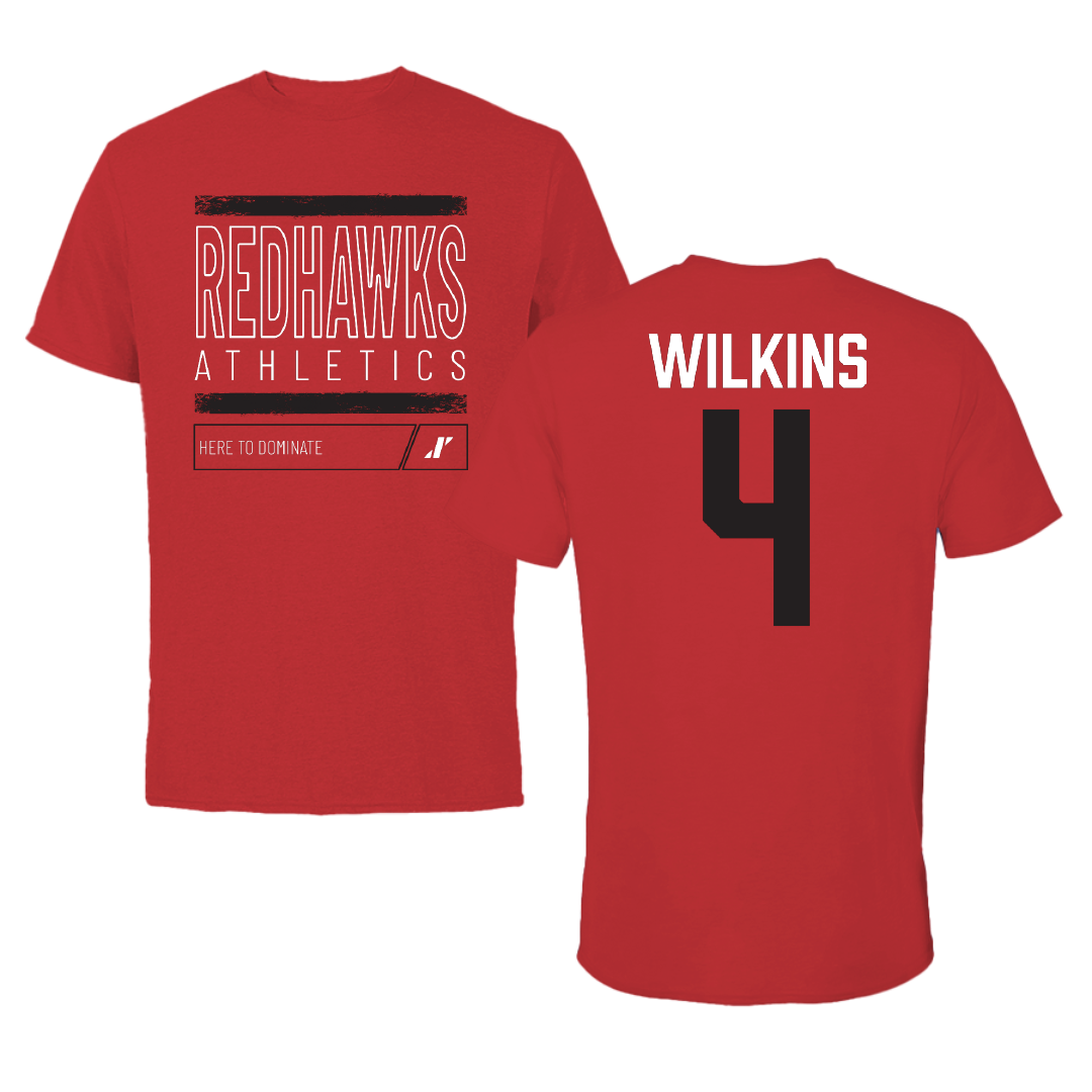 Southeast Missouri State University Softball Red Dominate Tee - #4 Kinley Wilkins