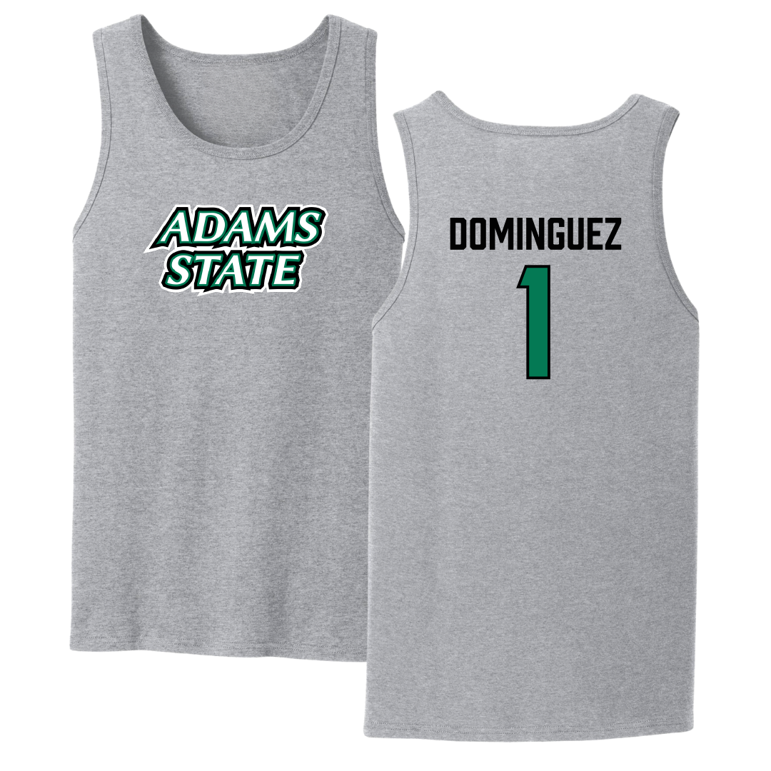 Adams State University Basketball Sport Gray Tank Top - #1 Harmanie Dominguez
