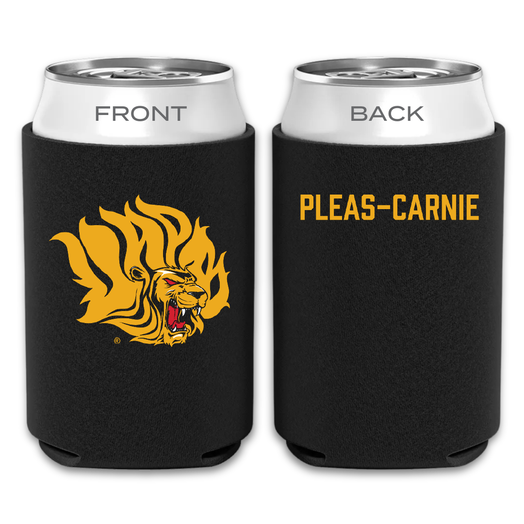 University of Arkansas-Pine Bluff TF and XC Black Can Cooler - Akili Pleas-Carnie