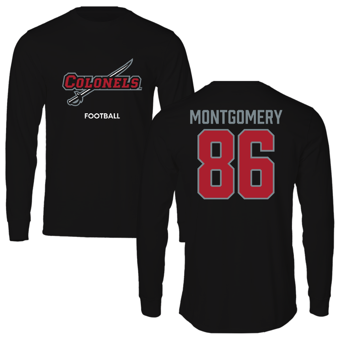Nicholls State University Football Black Colonels Performance Long Sleeve - #86 Ty Montgomery