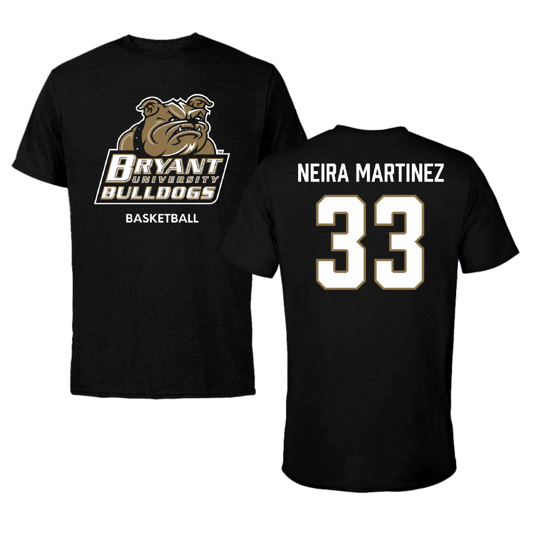Bryant University Basketball (W) Black Performance Tee - #33 Marta Neira Martinez