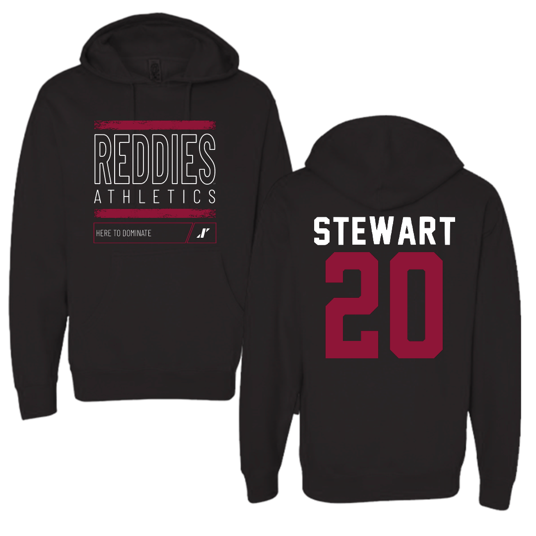 Henderson State University Basketball Black Dominate Hoodie - #20 KJ Stewart