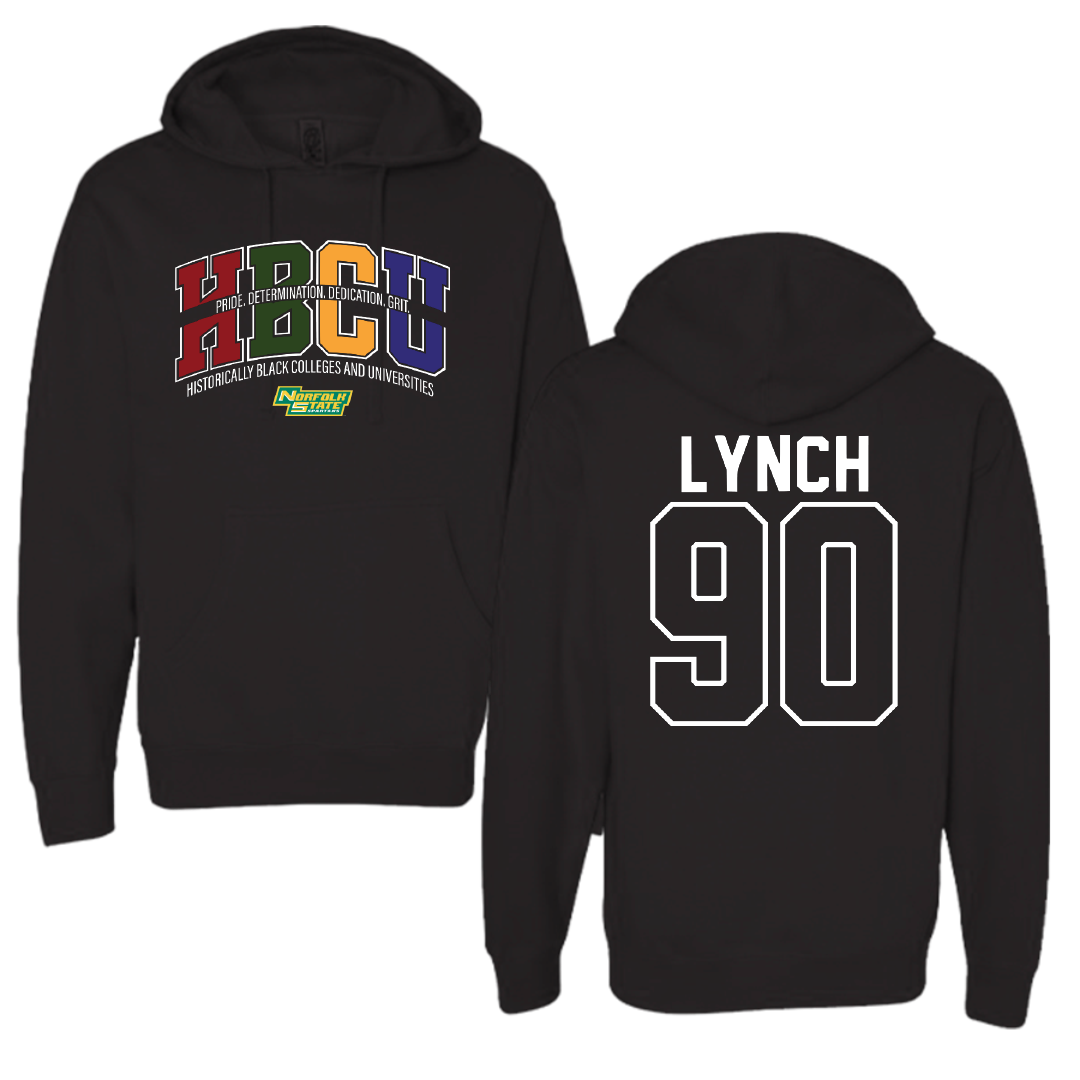 Norfolk State University Football Black HBCU Hoodie - #90 Keshawn Lynch