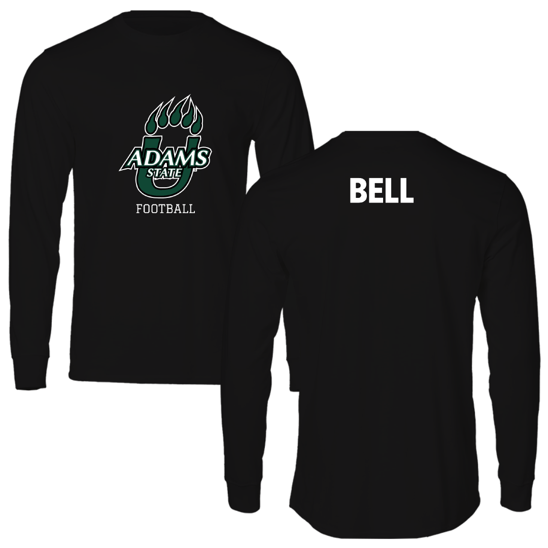 Adams State University Football Black State Performance Long Sleeve - Brandyn Bell