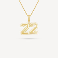 Gold Presidents Pendant and Chain - #22 Joey Volini