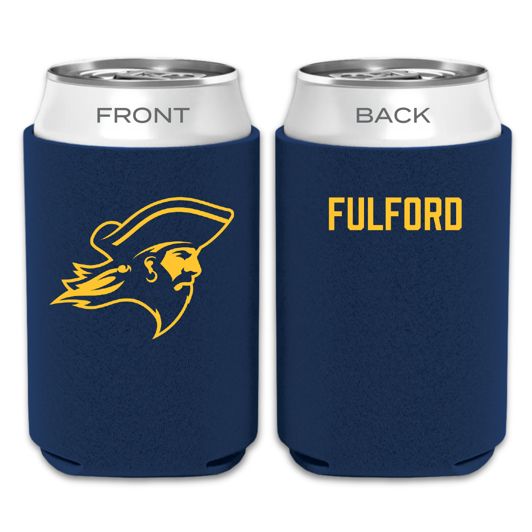 East Tennessee State University TF and XC Navy Can Cooler - Ethan Fulford