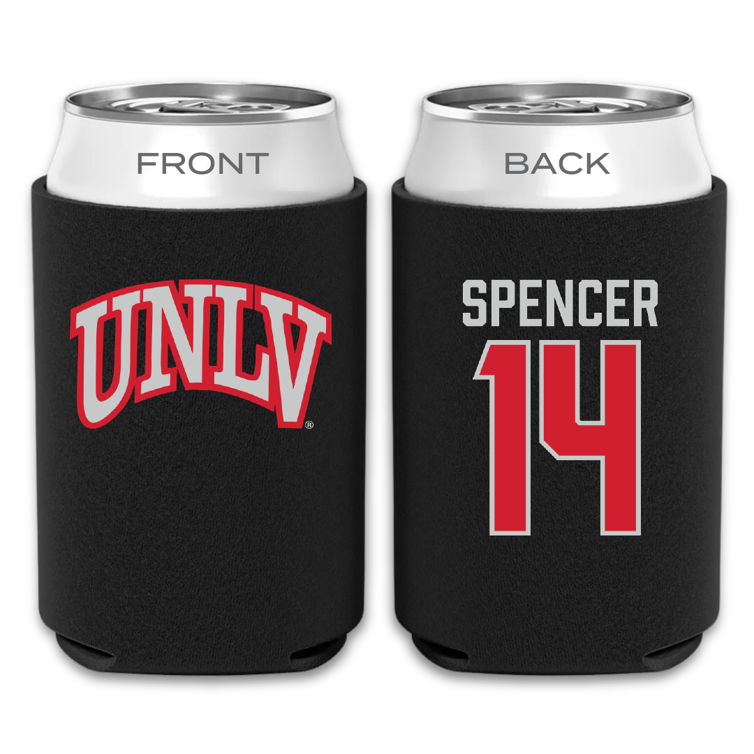 University of Nevada-Las Vegas Basketball Black Can Cooler - #14 Macy Spencer