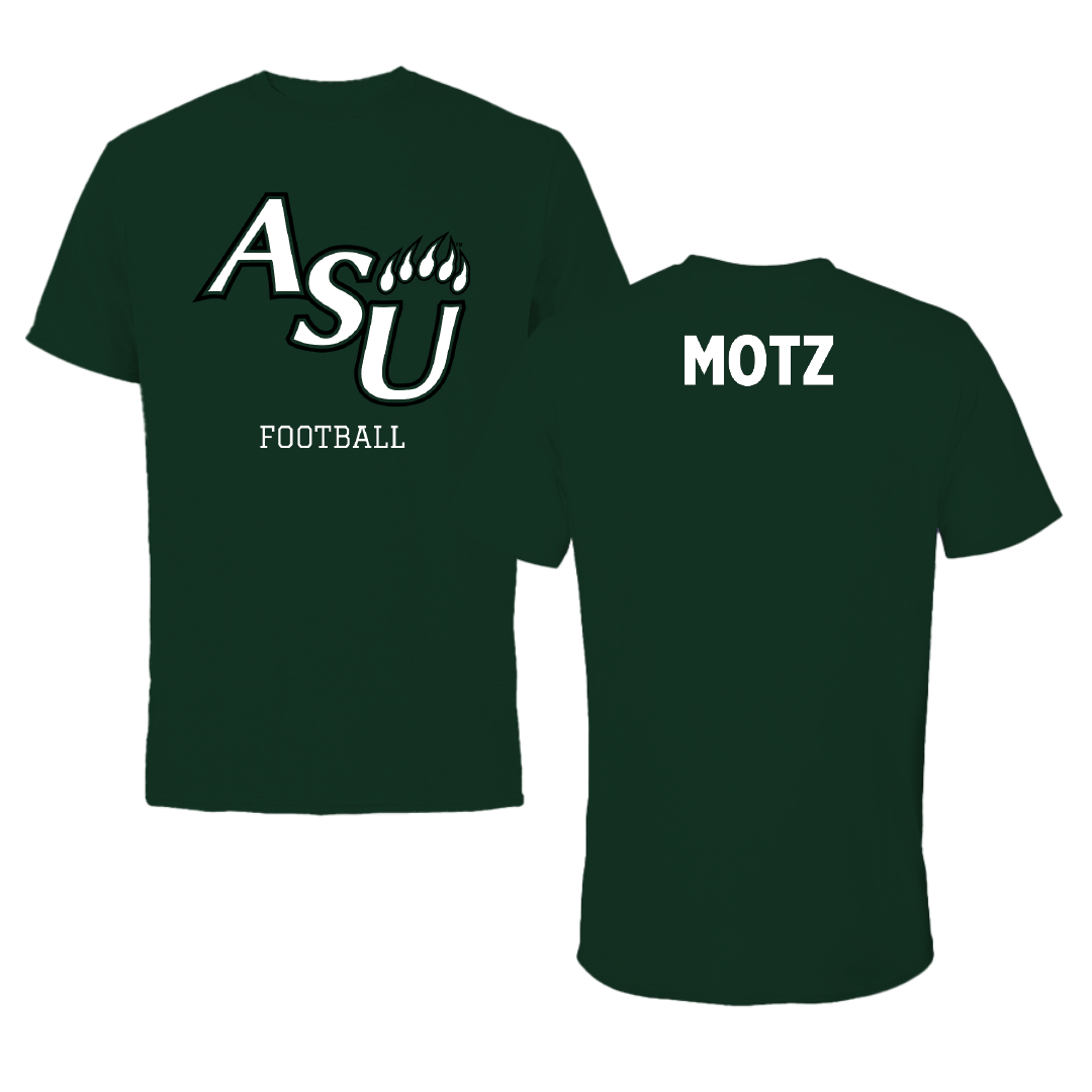 Adams State University Football Forest Green Performance Tee - Michael Motz