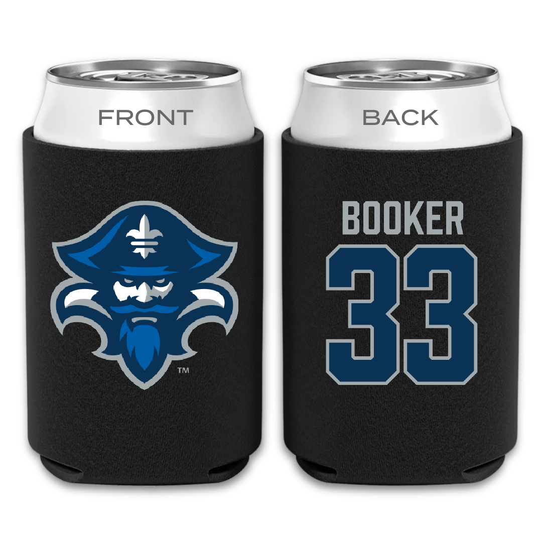 University of New Orleans Basketball Black Can Cooler - #33 Dorian Booker