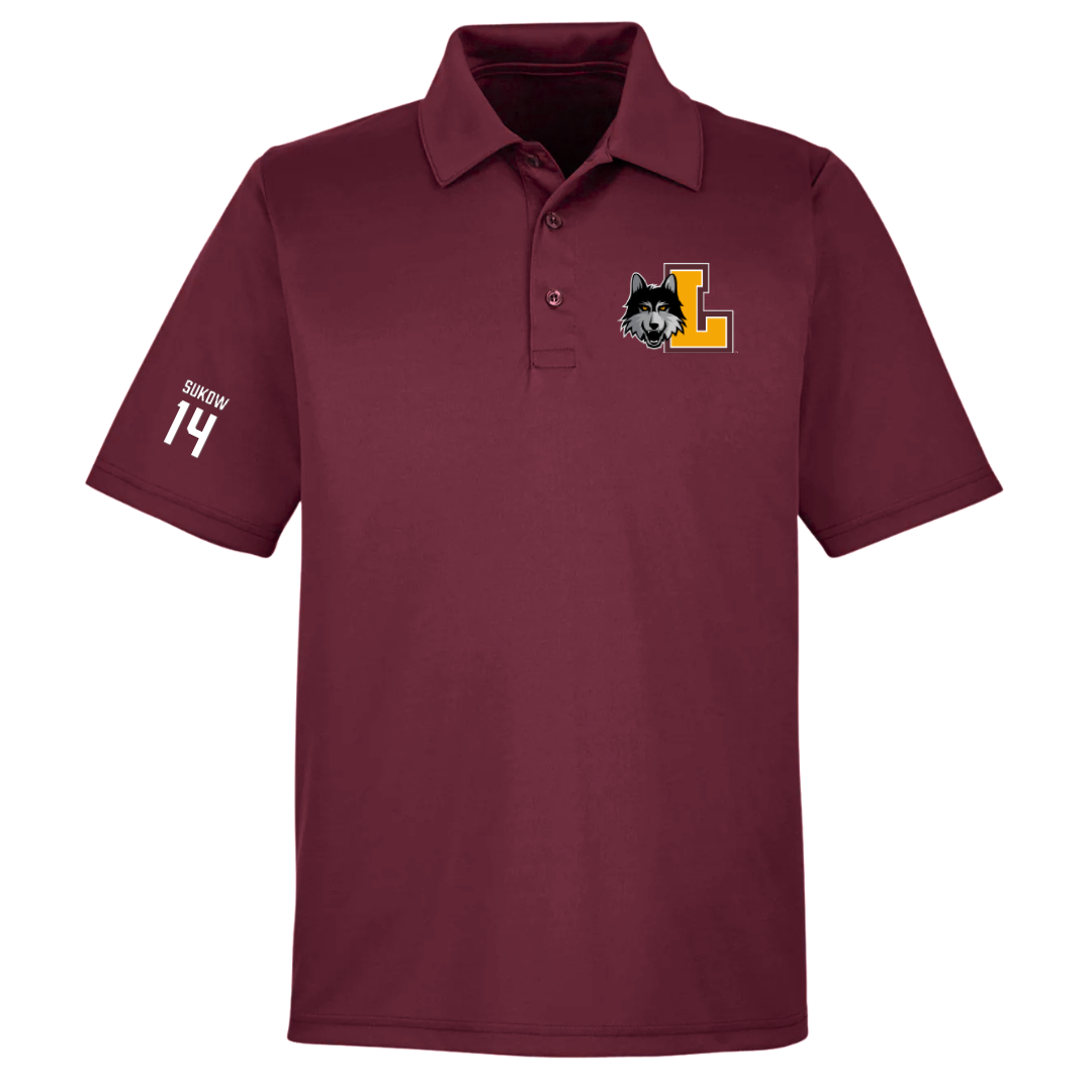 Loyola University-Chicago Soccer (M) Maroon Polo - #14 Jason Sukow