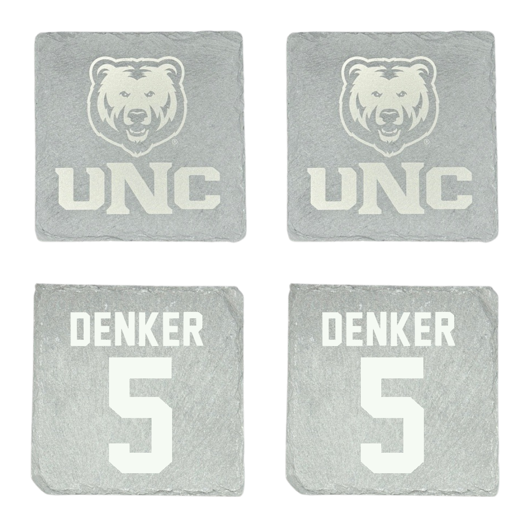 University of Northern Colorado Basketball Stone Coaster (4 Pack)  - #5 Quinn Denker
