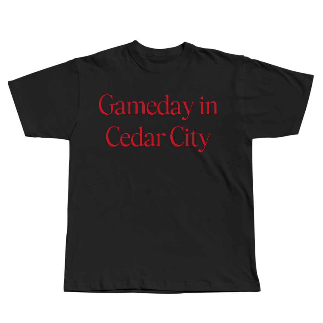 Southern Utah University Football Black Gameday Tee - #83 Bryson Waterman