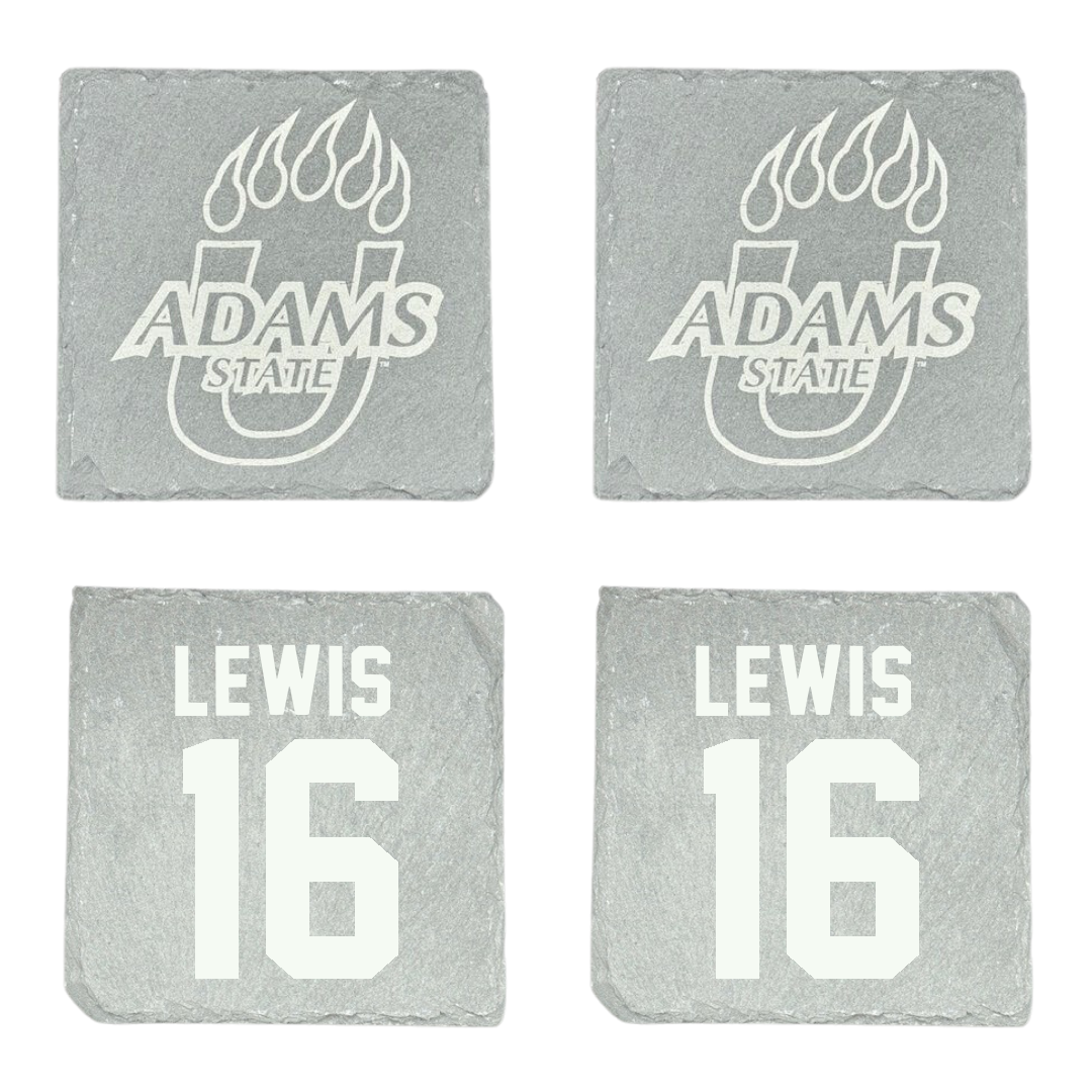 Adams State University Football Stone Coaster (4 Pack)  - #16 Jett Lewis