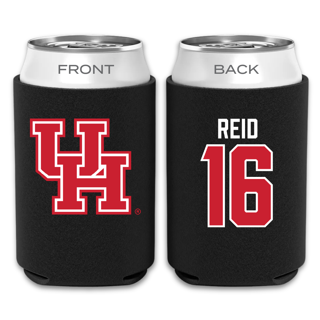 University of Houston Volleyball Black Can Cooler - #16 Brenya Reid