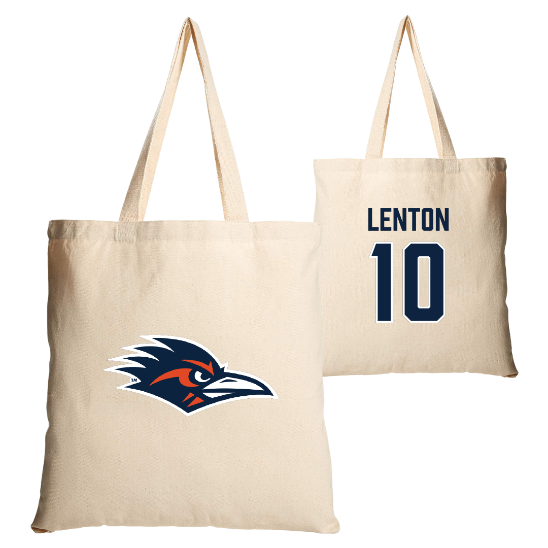University of Texas at San Antonio Softball Tan Canvas Tote Bag - #10 Madison Lenton