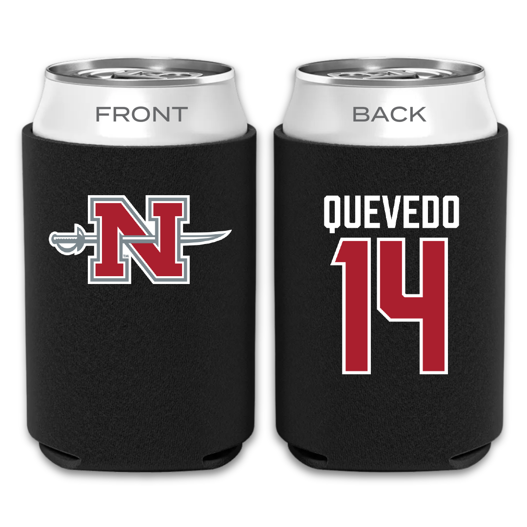 Nicholls State University Baseball Black Can Cooler - #14 Michael Quevedo