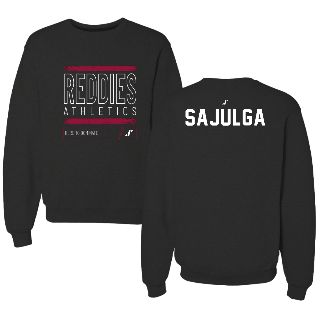 Henderson State University Golf Black Dominate Crewneck - Felisa Sajulga