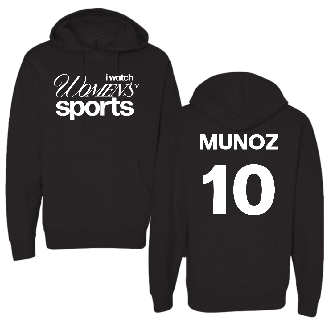 Campbell University Soccer Black WHM Hoodie - #10 Christina Munoz