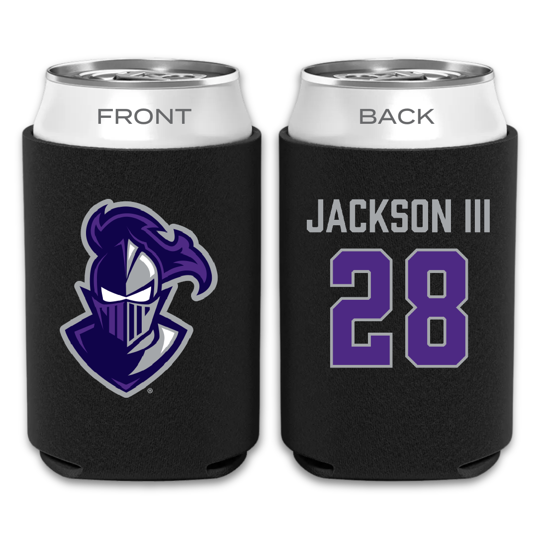 Furman University Football Black Can Cooler - #28 Eddie Jackson III