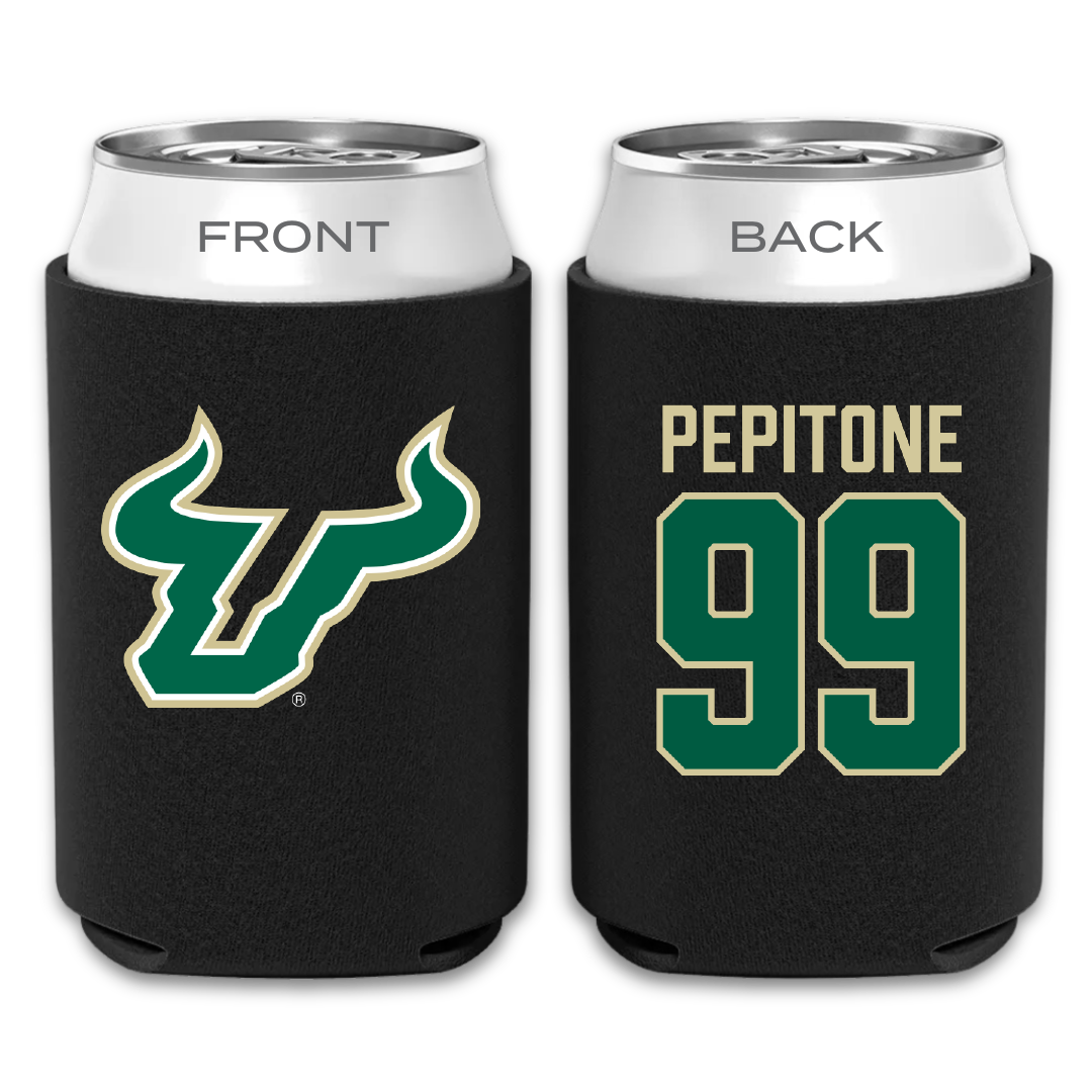 University of South Florida Softball Black Can Cooler - #99 Alicea Pepitone