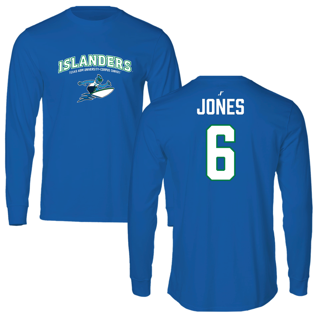 Texas A&M University-Corpus Christi Band Blue General Long Sleeve - #6 Madison Jones