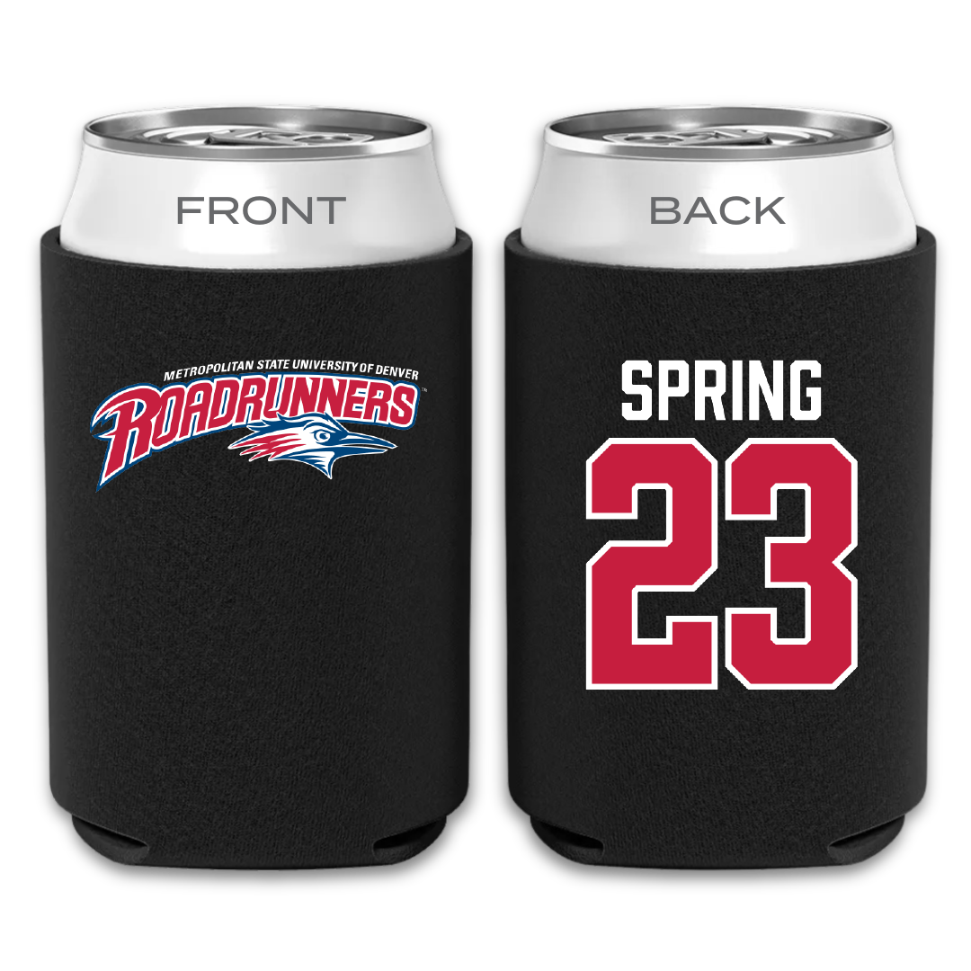 Metropolitan State University of Denver Soccer Black Can Cooler - #23 Sami Spring