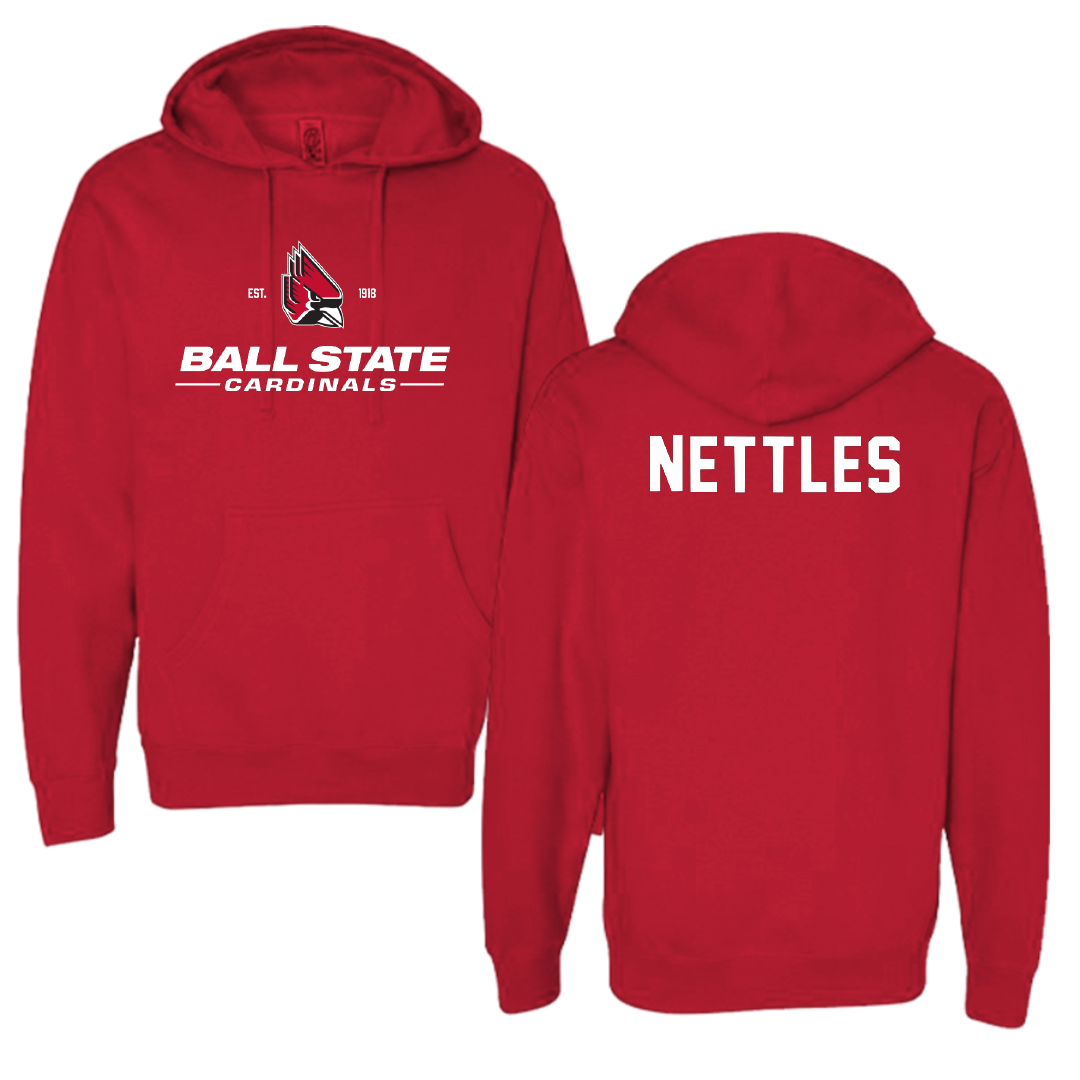 Ball State University TF and XC Red General Hoodie - Kenli Nettles