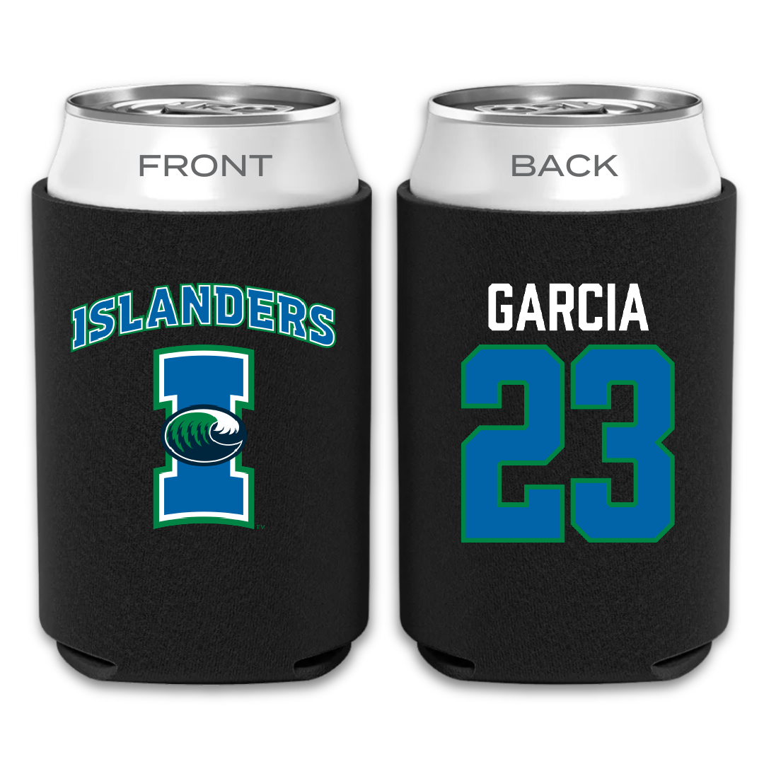 Texas A&M University-Corpus Christi Softball Black Can Cooler - #23 Juliana A. Garcia
