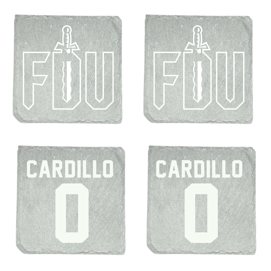 Fairleigh Dickinson University-Metropolitan Campus Soccer Stone Coaster (4 Pack)  - #0 Faith Cardillo