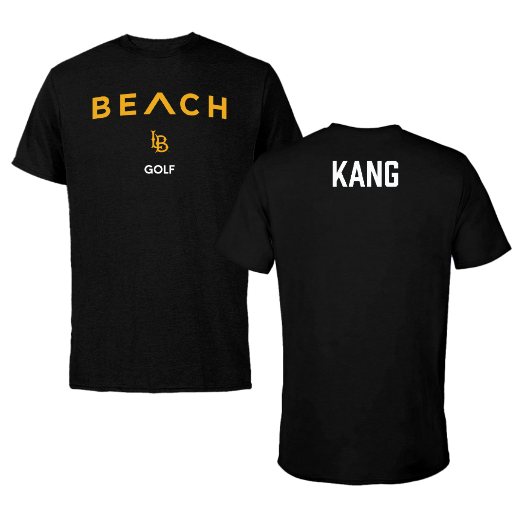 Long Beach State University Golf (W) Black Tee - Emma Kang